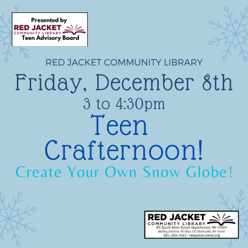 Copy of December Teen Crafternoon (500 x 500 px)