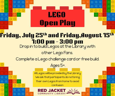 LEGO Open Play Julyaugust