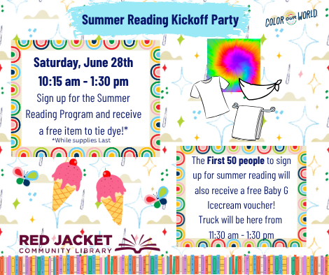 Website Summer Reading Kick off Flyer